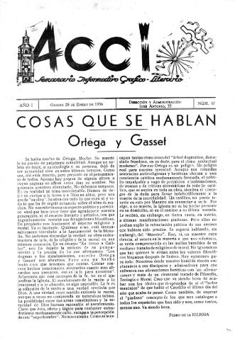 'Acci  : seminario informativo grafico - literario' - Año I Número 47  - 1956 enero 28