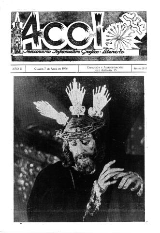 'Acci  : seminario informativo grafico - literario' - Año II Número 56-57  - 1956 abril 7