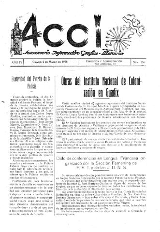 'Acci  : seminario informativo grafico - literario' - Año IV Número 156  - 1958 marzo 4