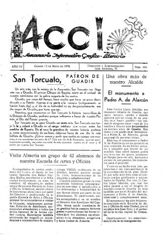 'Acci  : seminario informativo grafico - literario' - Año IV Número 166  - 1958 mayo 13