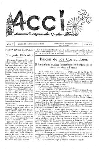 'Acci  : seminario informativo grafico - literario' - Año IV Número 196  - 1958 diciembre 13