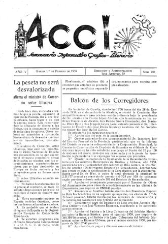 'Acci  : seminario informativo grafico - literario' - Año V Número 201  - 1959 febrero 1