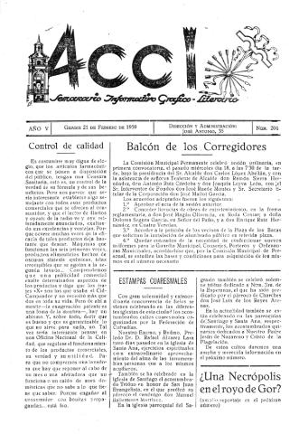 'Acci  : seminario informativo grafico - literario' - Año V Número 204  - 1959 febrero 21