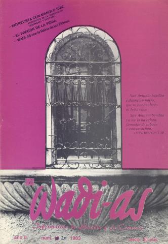 'Wadi-as  : informativo comarcal' - Año II Número 20  - 1983 octubre 1