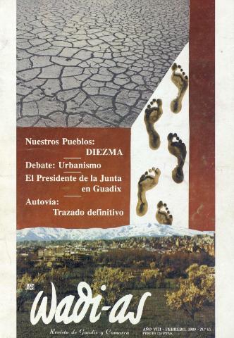 'Wadi-as  : informativo comarcal' - Año VIII Número 65  - 1989 febrero 1