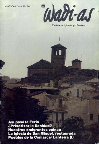 'Wadi-as  : informativo comarcal' - Año X Número 86  - 1991 octubre 1