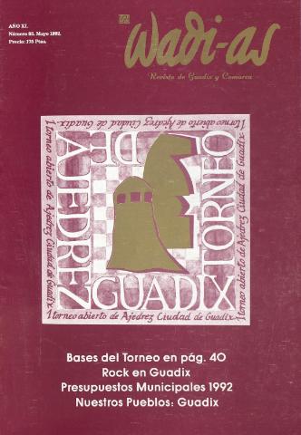 'Wadi-as  : informativo comarcal' - Año XI Número 93  - 1992 mayo 1
