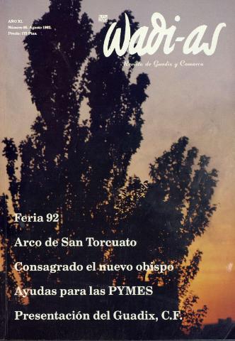 'Wadi-as  : informativo comarcal' - Año XI Número 95  - 1992 agosto 1