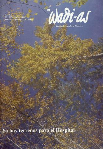 'Wadi-as  : informativo comarcal' - Año XX Número 152  - 2001 noviembre 1