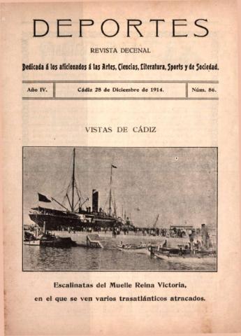 'Deportes : Revista quincenal: Dedicada a los aficionados a las Ciencias, Artes, Literatura y Sports' - Año IV Número 86 - 1914 diciembre 28