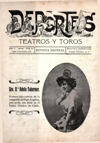 'Deportes : Revista quincenal: Dedicada a los aficionados a las Ciencias, Artes, Literatura y Sports' - Año V Número 117 - 1915 noviembre 8
