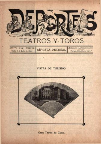 'Deportes : Revista quincenal: Dedicada a los aficionados a las Ciencias, Artes, Literatura y Sports' - Año VI Número 142 - 1916 julio 18