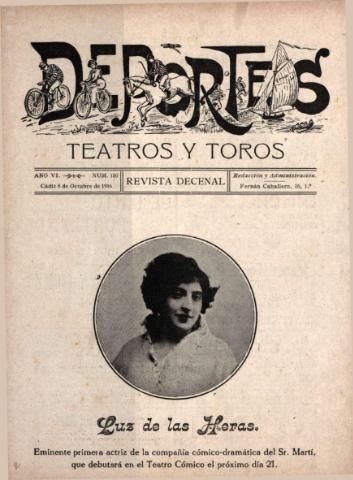 'Deportes : Revista quincenal: Dedicada a los aficionados a las Ciencias, Artes, Literatura y Sports' - Año VI Número 150 - 1916 octubre 8