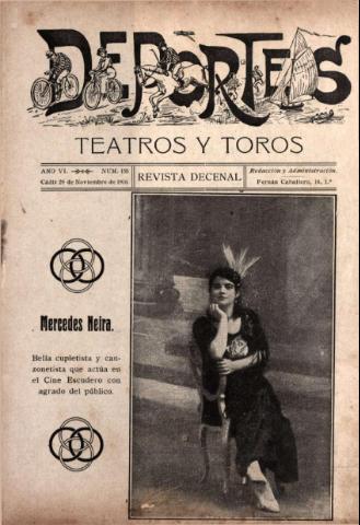 'Deportes : Revista quincenal: Dedicada a los aficionados a las Ciencias, Artes, Literatura y Sports' - Año VI Número 155 - 1916 noviembre 28