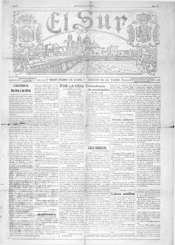 'El Sur  edición de la noche' - Año II Número 10 - 1921 enero 22