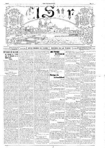 'El Sur  edición de la noche' - Año II Número 11 - 1921 enero 24