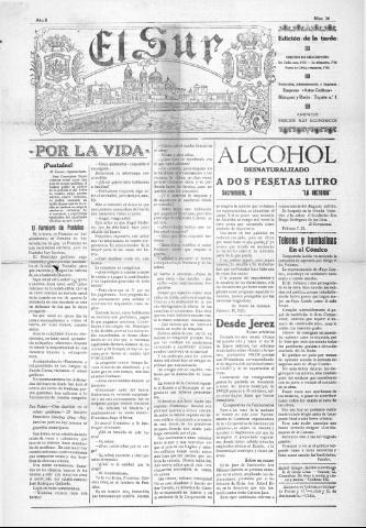 'El Sur  edición de la noche' - Año II Número 26 - 1921 febrero 10