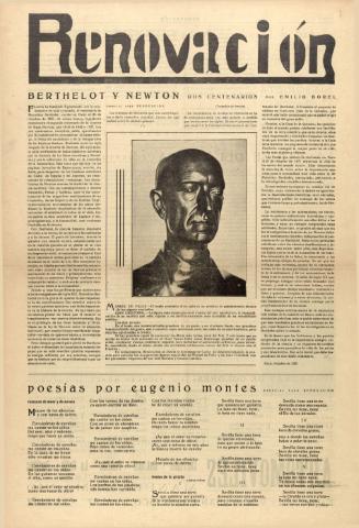 'Renovación : arte, ciencia, literatura' - Año I Número 2 - 1927 noviembre 1
