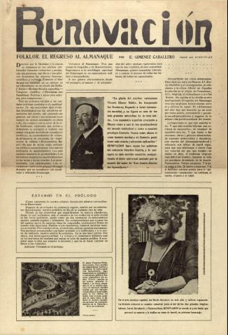 'Renovación : arte, ciencia, literatura' - Año II Número 4 - 1928 enero 1