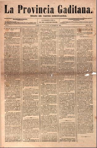 'La Provincia Gaditana' - Año I Número 131 - 1883 diciembre 13