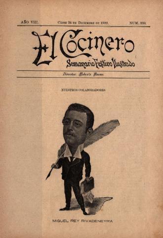 'El Cocinero : Semanario Festivo Ilustrado' - Año 8 Número 338 - 1900 diciembre 24