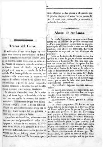 'La Tertulia periódico semanal de literatura y de artes' - 1851 agosto 31