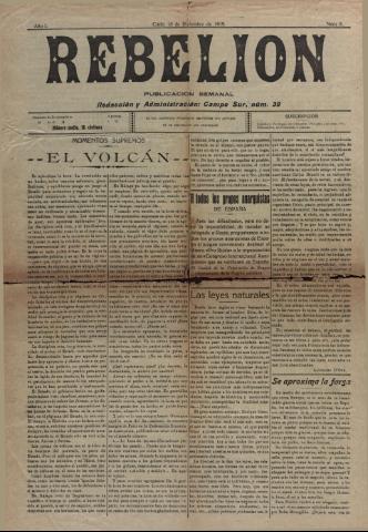'Rebelión' - Año 1 Número 5 - 1919 diciembre 13