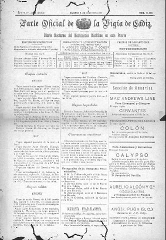 'Parte Oficial de la Vígia' - Época 4 Año 32 Número 11120 - 1921 julio 5