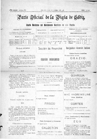 'Parte Oficial de la Vígia' - Época 7 Año 42 Número 14544 - 1931 diciembre 3