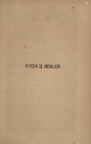 'Revista de Andalucía' - Año 4 Tomo 8 - 1877 abril 10