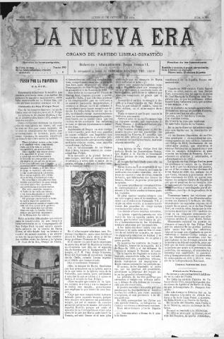 'La Nueva era' - Año 12 Número 3997 - 1894 octubre 15