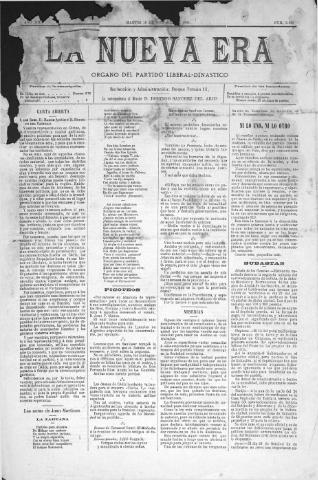 'La Nueva era' - Año 12 Número 3998 - 1894 octubre 16
