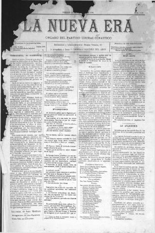 'La Nueva era' - Año 12 Número 4001 - 1894 octubre 19