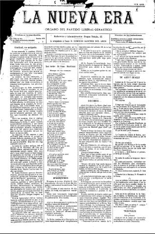 'La Nueva era' - Año 12 Número 4003 - 1894 octubre 21