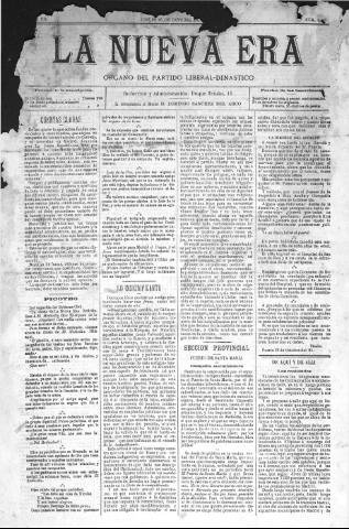 'La Nueva era' - Año 12 Número 4007 - 1894 octubre 25
