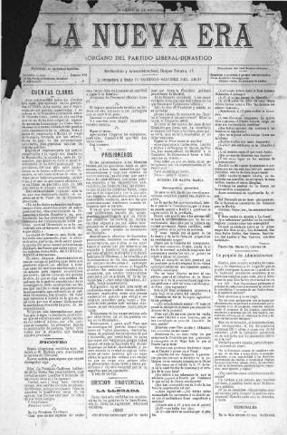 'La Nueva era' - Año 12 Número 4010 - 1894 octubre 28