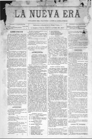 'La Nueva era' - Año 12 Número 4013 - 1894 octubre 31