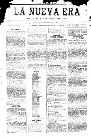 'La Nueva era' - Año 12 Número 4019 - 1894 noviembre 6