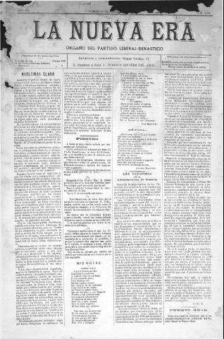 'La Nueva era' - Año 12 Número 4023 - 1894 noviembre 10