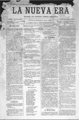 'La Nueva era' - Año 12 Número 4029 - 1894 noviembre 16