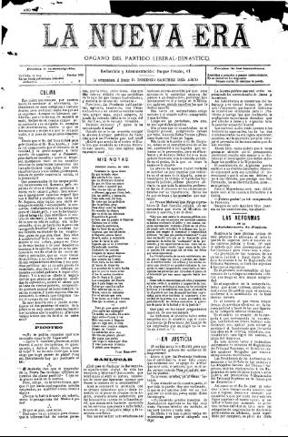 'La Nueva era' - Año 12 Número 4031 - 1894 noviembre 18