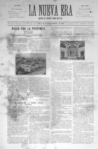 'La Nueva era' - Año 12 Número 4032 - 1894 noviembre 19
