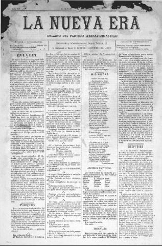 'La Nueva era' - Año 12 Número 4034 - 1894 noviembre 21