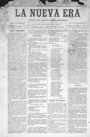 'La Nueva era' - Año 12 Número 4035 - 1894 noviembre 22