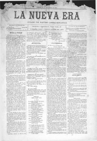'La Nueva era' - Año 12 Número 4036 - 1894 noviembre 23