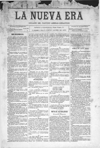 'La Nueva era' - Año 12 Número 4037 - 1894 noviembre 24