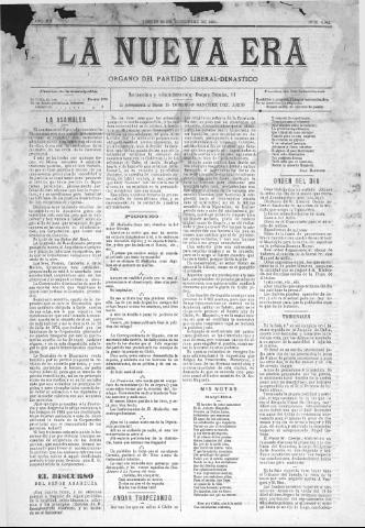 'La Nueva era' - Año 12 Número 4042 - 1894 noviembre 29