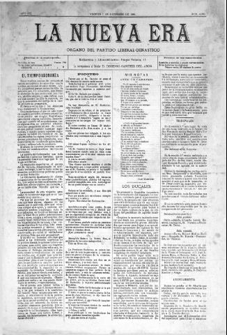 'La Nueva era' - Año 12 Número 4050 - 1894 diciembre 7