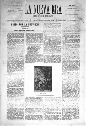 'La Nueva era' - Año 12 Número 4053 - 1894 diciembre 10