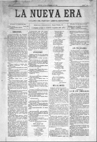 'La Nueva era' - Año 12 Número 4056 - 1894 diciembre 13